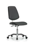 GSS40820 | Class 10 Clean Room Vinyl Chair Chrome Desk Height