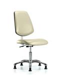 GSS40832 | Class 10 Clean Room Vinyl Chair Chrome Desk Height