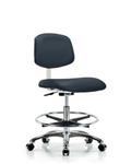 GSS40875 | Class 10 Clean Room Vinyl Chair Chrome Medium Benc
