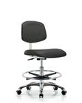 GSS40874 | Class 10 Clean Room Vinyl Chair Chrome Medium Benc