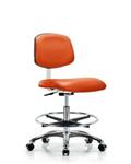 GSS40876 | Class 10 Clean Room Vinyl Chair Chrome Medium Benc