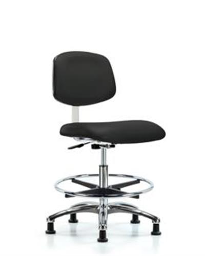 GSS40880 | Class 10 Clean Room Vinyl Chair Chrome Medium Benc