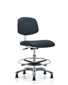 GSS40884 | Class 10 Clean Room Vinyl Chair Chrome Medium Benc