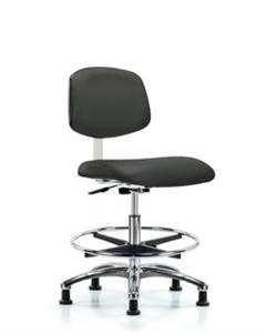 GSS40883 | Class 10 Clean Room Vinyl Chair Chrome Medium Benc