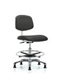 GSS40883 | Class 10 Clean Room Vinyl Chair Chrome Medium Benc
