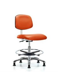 GSS40885 | Class 10 Clean Room Vinyl Chair Chrome Medium Benc