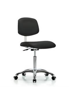 GSS40889 | Class 10 Clean Room Vinyl Chair Chrome Medium Benc