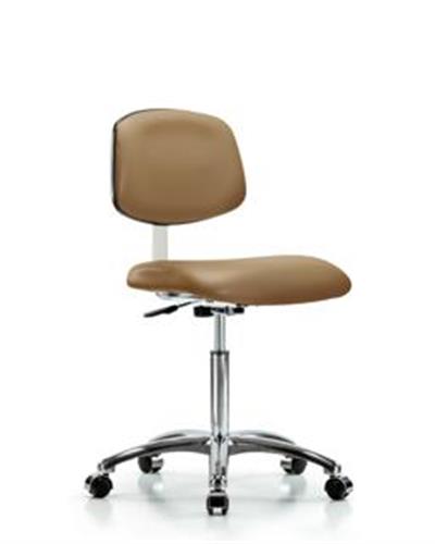 GSS40896 | Class 10 Clean Room Vinyl Chair Chrome Medium Benc