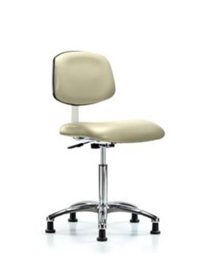 GSS40904 | Class 10 Clean Room Vinyl Chair Chrome Medium Benc