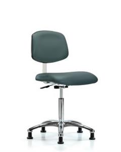 GSS40900 | Class 10 Clean Room Vinyl Chair Chrome Medium Benc