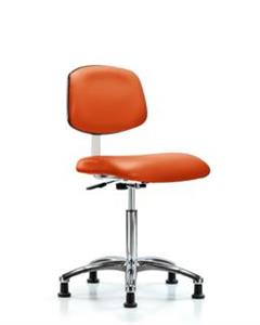 GSS40903 | Class 10 Clean Room Vinyl Chair Chrome Medium Benc