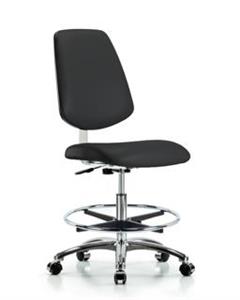 GSS40907 | Class 10 Clean Room Vinyl Chair Chrome Medium Benc