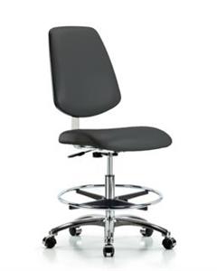 GSS40910 | Class 10 Clean Room Vinyl Chair Chrome Medium Benc