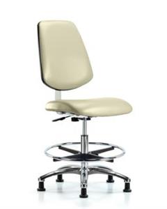 GSS40922 | Class 10 Clean Room Vinyl Chair Chrome Medium Benc