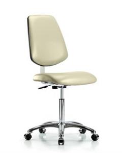 GSS40931 | Class 10 Clean Room Vinyl Chair Chrome Medium Benc