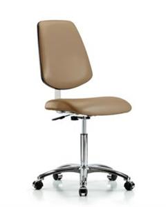 GSS40932 | Class 10 Clean Room Vinyl Chair Chrome Medium Benc