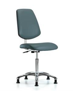 GSS40936 | Class 10 Clean Room Vinyl Chair Chrome Medium Benc