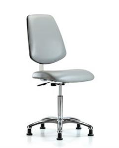 GSS40942 | Class 10 Clean Room Vinyl Chair Chrome Medium Benc