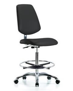 GSS40955 | Class 10 Clean Room ESD Vinyl Chair High Bench Hei