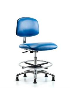 GSS40962 | Class 10 Clean Room ESD Vinyl Chair Medium Bench H
