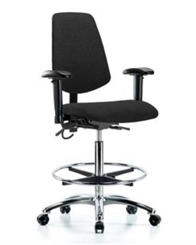 GSS41035 | Fabric ESD Chair High Bench Height with Medium Bac