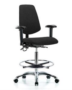 GSS41035 | Fabric ESD Chair High Bench Height with Medium Bac