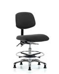 GSS41041 | Fabric ESD Chair Medium Bench Height with Chrome F