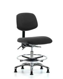 GSS41057 | Fabric ESD Chair Medium Bench Height with Seat Til