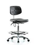 GSS41127 | Polyurethane ESD Chair High Bench Height with Chro
