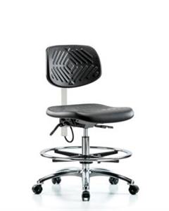 GSS41135 | Polyurethane ESD Chair Medium Bench Height with Ch