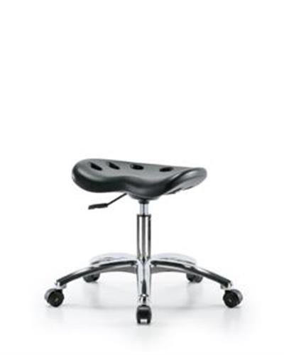 GSS46691 | Polyurethane ESD Tractor Stool Chrome Desk Height