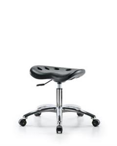 GSS46691 | Polyurethane ESD Tractor Stool Chrome Desk Height
