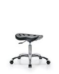 GSS46691 | Polyurethane ESD Tractor Stool Chrome Desk Height