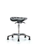 GSS46704 | Polyurethane ESD Tractor Sit Stand Stool Chrome Me