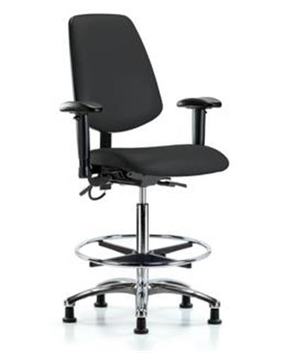 GSS41221 | Vinyl ESD Chair High Bench Height with Medium Back