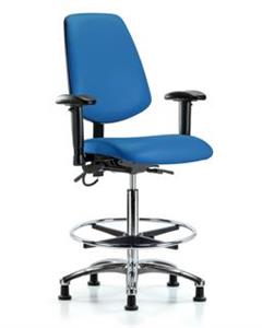 GSS41222 | Vinyl ESD Chair High Bench Height with Medium Back