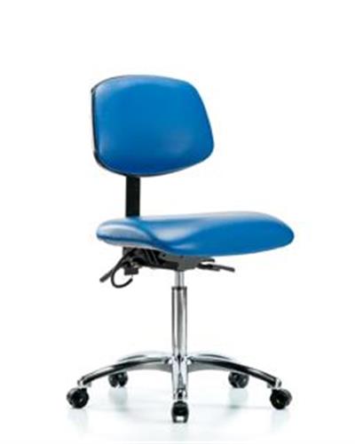 GSS41236 | Vinyl ESD Chair Medium Bench Height with ESD Caste