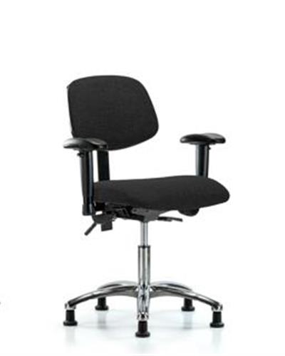 GSS41323 | Fabric Chair Chrome Desk Height with Adjustable Ar