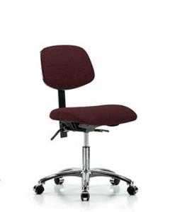GSS41327 | Fabric Chair Chrome Desk Height with Seat Tilt Cas