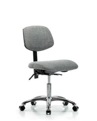 GSS41330 | Fabric Chair Chrome Desk Height with Seat Tilt Cas