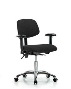 GSS41338 | Fabric Chair Chrome Desk Height with Seat Tilt Adj