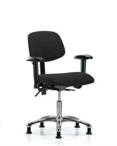 GSS41343 | Fabric Chair Chrome Desk Height with Seat Tilt Adj