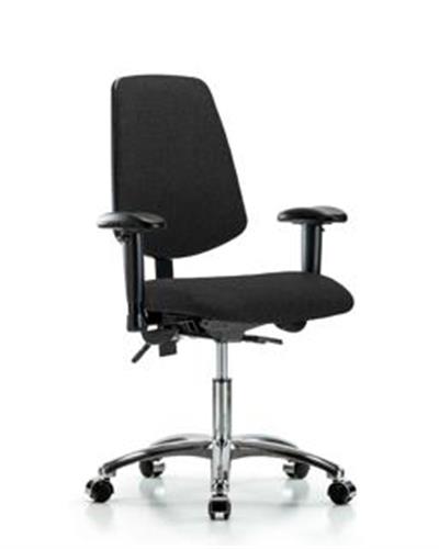 GSS41358 | Fabric Chair Chrome Desk Height with Medium Back A