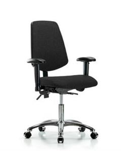 GSS41358 | Fabric Chair Chrome Desk Height with Medium Back A
