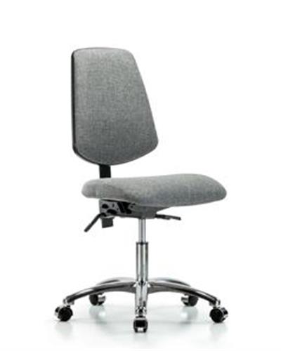 GSS41370 | Fabric Chair Chrome Desk Height with Medium Back S