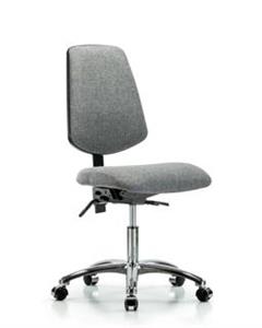 GSS41370 | Fabric Chair Chrome Desk Height with Medium Back S