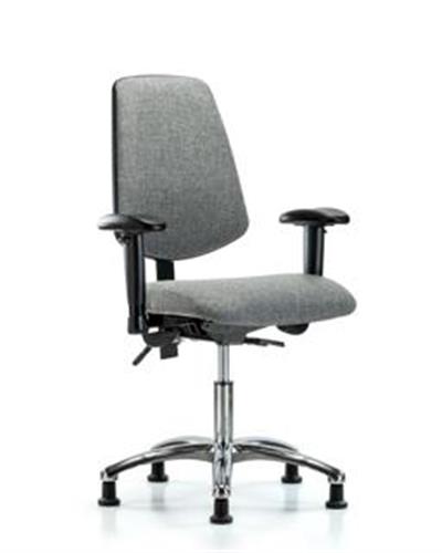 GSS41385 | Fabric Chair Chrome Desk Height with Medium Back S