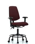 GSS41457 | Fabric Chair Desk Height with Round Tube Base Medi