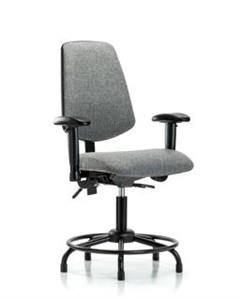 GSS41465 | Fabric Chair Desk Height with Round Tube Base Medi