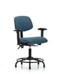 GSS41514 | Fabric Chair Desk Height with Round Tube Base Stat